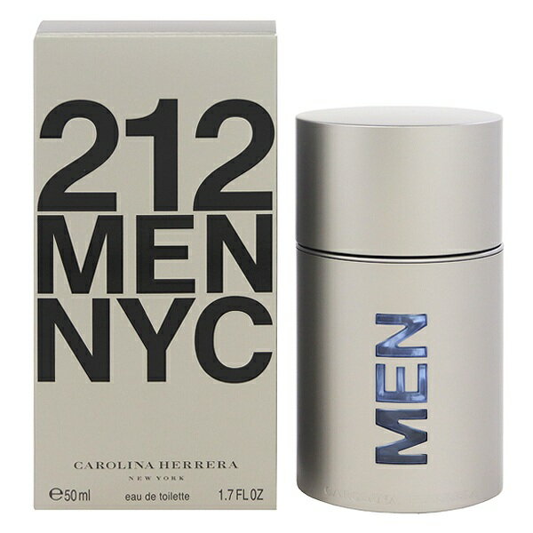 LCiw  CAROLINA HERRERA 212 tH[ EDTESP 50ml     (E)  tOX Mtg v[g a YEjp  212 212 MEN EAU DE TOILETTE SPRAY 