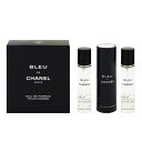  CHANEL u[ hD Vl EDP cCXg (Zbg) 20ml~3     tOX Mtg v[g a YEjp  u hD Vl BLEU DE CHANEL EAU DE PARFUM TRAVEL SPRAY AND TWO REFILLS 