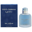 ドルチェ＆ガッバーナ 香水 DOLCE＆GABBANA ライトブルー オー インテンス プールオム EDP SP 100ml 【あす楽 送料無料】【フレグランス ギフト プレゼント 誕生日 メンズ 男性用】【LIGHT BLUE EAU INTENSE POUR HOMME EAU DE PARFUM SPRAY】