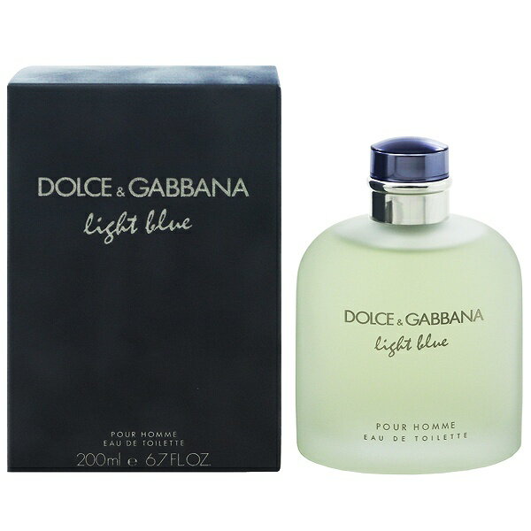 D＆G ドルチェ＆ガッバーナ 香水 DOLCE＆GABBANA ライトブルー プールオム EDT・SP 200ml 【あす楽 送料無料】【フレグランス ギフト プレゼント 誕生日 メンズ・男性用】【ライトブル LIGHT BLUE POUR HOMME EAU DE TOILETTE SPRAY】