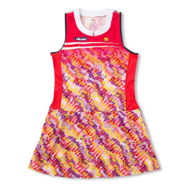 エレッセ エレッセ ELLESSE ツアードレス(レディーステニスウェア) [サイズ：S] [カラー：パッションレッド] #EW09100-PR 【あす楽 送料込み(沖縄・離島を除く)】【スポーツ・アウトドア テニス レディースウェア】【Tour Dress(Womens)】