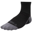 アールエルソックス バイクソックス ラウンドタイプ Bプロテクション XS(20-22cm) ブラック×グレー #TBK-700DN-1013 RXL SOCKS