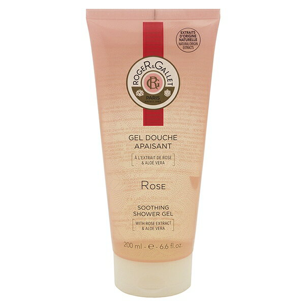 ロジェガレ ROGER＆GALLET ローズ シャワージェル 200ml 【あす楽】【フレグランス ギフト プレゼント 誕生日 入浴料・シャワージェル】【ローズ ROSE SOOTHING SHOWER GEL】