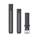 ガーミン GARMIN Quick Release バンド 20mm ベルト交換キット シリコン [カラー：グラナイトブルー×シルバー] #010-12932-14 ガーミン..