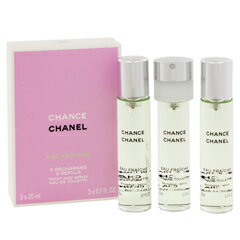 楽天belmo ONLINEシャネル 香水 CHANEL チャンス オー フレッシュ ツイスト （セット） （レフィル） 20ml×3 【あす楽 送料無料】【フレグランス ギフト プレゼント 誕生日 レディース・女性用】【チャンス オ フレッシュ 】