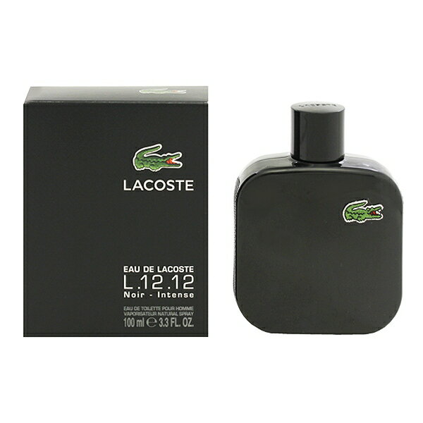 楽天belmo ONLINE香水 LACOSTE オーデ ラコステ L.12.12 ノワール EDT・SP 100ml 【あす楽 送料無料】【フレグランス ギフト プレゼント 誕生日 メンズ・男性用】【オーデ ラコステ EAU DE LACOSTE L.12.12 NOIR POUR HOMME EAU DE TOILETTE SPRAY】