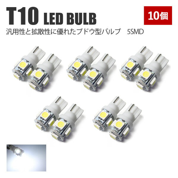 T10 LED ݥ 10ĥå ݥ ʥС SMD 5 ۥ磻  ݥ 롼 ʥС 饤󥹥 ֥ɥ  ե ե ץꥦ Υ  ȥ졼 饦