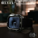 【BELTIES(ベルティーズ)】アップルウォッチ バンド ケース 一体型 Apple Watch ベルト ステンレスアーマーケース一体型バンド | 44mm ...