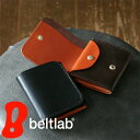 beltlab 財布 メンズ 【名入れ対応】【ラッピング無料】【 Nippon de Handmade ニッポンデハンドメイド 】財布 メンズ 二つ折り財布 コンパクト コードバン 日本製 コードバン 馬革 牛革 栃木レザー 一粒万倍日 寅の日 天赦日 プレゼント ギフト 記念品