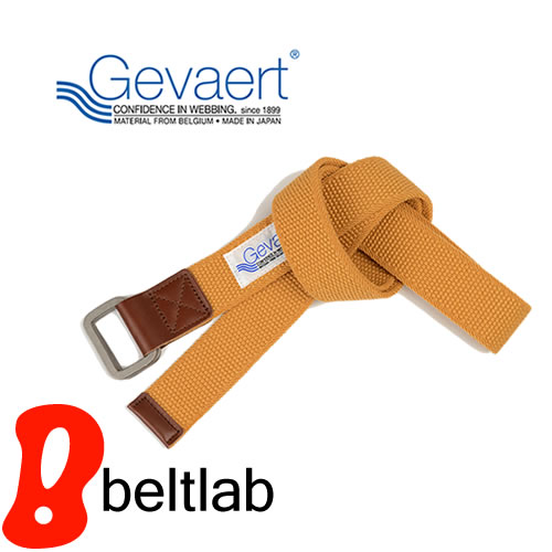 beltlab ベルト メンズ 【送料無料 ゲバルト ベルト GEVAERT BANDWEVERIJ】「ゲバルトもいっぱい選べるベルト専門店」ゴム素材で伸縮性ばつぐん♪スポーティにウエストマーク、5つのカラーのダブルリングベルト Wリングベルト ダブルリング Wリング 幅3.5cm