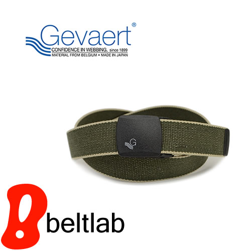 beltlab ベルト メンズ 【送料無料 ゲバルト ベルト GEVAERT BANDWEVERIJ】「ゲバルトもいっぱい選べるベルト専門店」4色ボーダーとツートーンの2つのデザイン。とっても軽い、金属を使っていないテープベルト 幅3.5cm