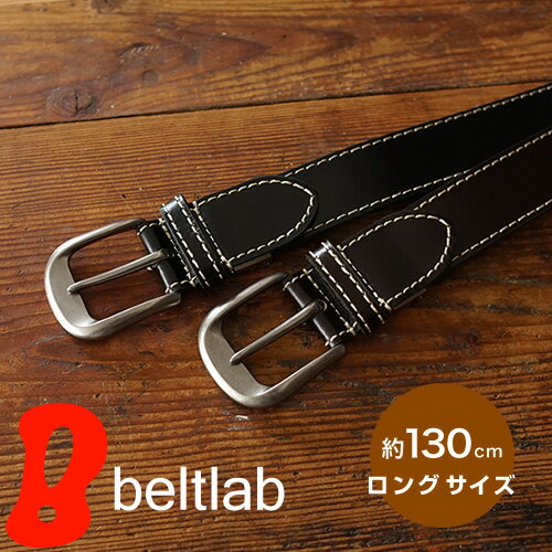 beltlab ベルト メンズ ベルト メンズ 大きいサイズ ロングサイズのベルト 大人カジュアル ステッチデザイン メンズ カジュアルベルト｜大きいサイズ｜Long Long 幅4.0cm