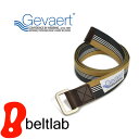 beltlab ベルト メンズ 【送料無料 ゲバルト ベルト GEVAERT BANDWEVERIJ】「ゲバルトもいっぱい選べるベルト専門店」ツートンカラーとボーダーがアクセントなテキスタイル、しっかり感のあるダブルリングベルト。カジュアル メンズ、レディース 幅3.5cm