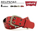 ベルト メンズ 本革 リーバイス Levi's ブラック/ダークブラウン/ホワイト/レッド 幅40mm 15116090