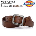 ベルト メンズ ディッキーズ Dickies カジュアルベルト プレーンベルト カジュアル プレゼント 涙型ピンホール ユニ…