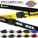  ベルト メンズ レディス ディッキーズ Dickies カジュアル 大きいサイズ ブラック/レッド/ネイビー/グレー/グリーン/ブルー/ピンク 幅30mm DS0786I