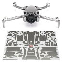色:チタニウム WRAPGRADE for DJI Mini 4 Pro 本体用 スキンシール (チタニウム)