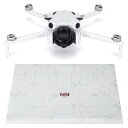 色:レーシングホワイト WRAPGRADE for DJI Mini 4 Pro 本体用 スキンシール (レーシングホワイト)
