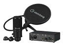 スタインバーグ Steinberg USB2.0 オーディオインターフェイス 24bit/192kHz ポッドキャストパック マイク・ポップガード・三脚セット ...