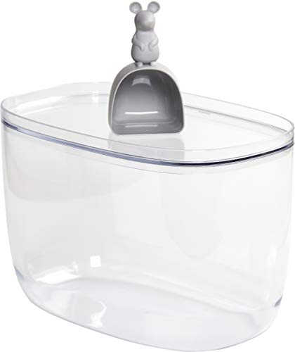 クオリー 米 お米 保存 容器 米びつ ライスストッカー 計量カップ付き 6kg 北欧 ライスコンテナ&スクープ ラッキーマウス 30*18.5*20cm 521712300