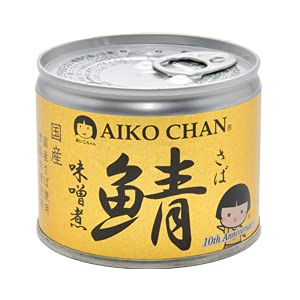 伊藤食品 AIKO CHAN 鯖 味噌煮 6号缶 190g*24個入 伊藤食品 AIKO CHAN 鯖 味噌煮 6号缶 190g*24個入