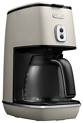 色：ホワイト De'Longhi (デロンギ) ドリップコーヒーメーカー ディスティンタ ICMI011J-W レギュラーコーヒー 6杯用 チタンコートフィルター アロマモード [ホワイト] デロンギファミリー登録で3