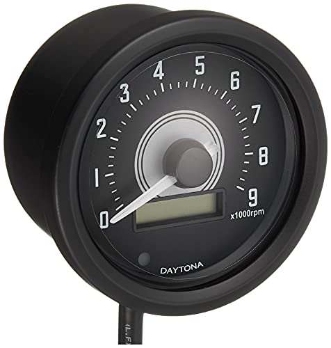 デイトナ(Daytona) レブル250/500(17-19)専用 タコメーター 電気式 VELONA(ヴェローナ) ホワイトLED φ60 9000rpm表示 17252