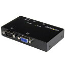 StarTech.com Cat5P[uΉ2|[gVGAfBXvCGNXe_[(M@̂) JeS5 LANP[uɂčő150m ő2z\ ST1212T