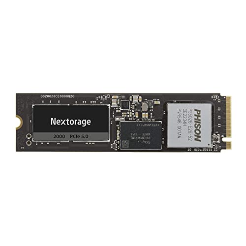 Nextorage Gen5x4 2TB SSD M.2 2280 ő]x 10000MB/s PCIe Gen5x4 NE5N2TB/FHNE SYM