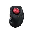 エレコム トラックボールマウス/人差指/8ボタン/有線/無線/Bluetooth/ブラック(2)