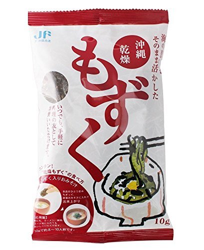 JF沖縄漁連 沖縄乾燥もずく 10g 簡単レシピ付 いつでも手軽に 料理の友として (15P)
