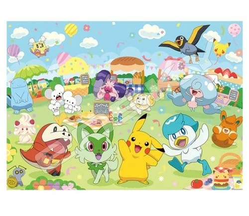エンスカイ(ENSKY) ポケットモンスター ポケモンと一緒! うきうきマーケット ジグソーパズル 300ラージピース JIGSAW PUZZLE 38*53cm ペーパー 300-L590