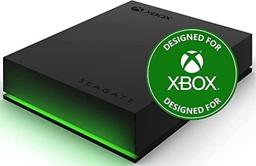 Seagate () ѥɥ饤 Xbox 4TB դ ϡɥɥ饤 ݡ֥ HDD - USB 3.2 Gen 1 ֥å ꡼LEDС¢ Xboxǧ 3ǯ֤Υ쥹塼ӥ (STKX4000402)