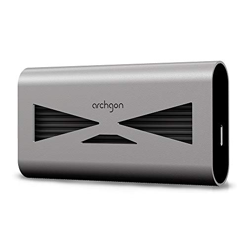 Archgon 1TB USB 3.2 外付けSSD アルミニウム筐体 熱伝導シート付属 ポータブル 内蔵 3D NAND NVMe SSD 保護収納ケース付き Windows/Mac両対応 最大1040MB/秒 S93-Silver (1TB, シルバー) Archgon 1TB USB 3.2 外付けSSD アルミニウム筐体 熱伝導シート付属 ポータブル 内蔵 3D NAND NVMe SSD 保護収納ケース付き Windows/Mac両対応 最大1040MB/秒 S93-Silver (1TB, シルバー)