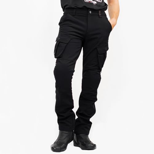 コミネ(KOMINE) バイク プロテクトウインドプルーフウォームカーゴパンツ L Black 07-926 PK-926