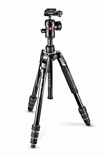 色：ブラック ヴァイテックイメージング Manfrotto 三脚 Befreeアドバンス アルミ 4段 自由雲台 ツイストロック式T三脚キット ブラック 全伸高150cm 縮長40cm MKBFRTA4BK-BH