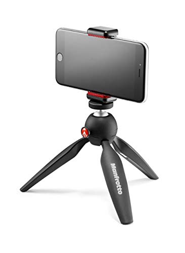 Manfrotto ミニ三脚 PIXI Smart スマートフォンアダプターキット MKPIXICLAMP-BK ブラック