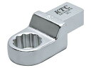 京都機械工具(KTC) 14X18差込 ヘッド交換式プレセット型トルクレンチ用 めがね交換ヘッド 十二角形状 18mm GX1418-M18