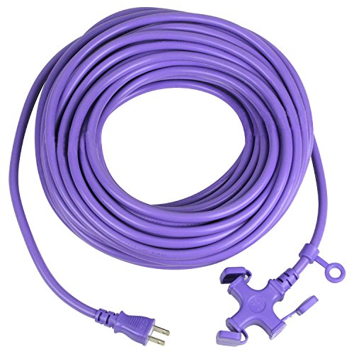 宏和工業 kowa ソフトタイプ 延長コード 15A・20m 3ツ口 ムラサキ KM08-20 日本製