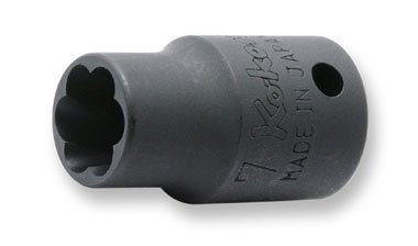サイズ：差込角 : 6.35mm コーケン 1/4(6.35mm)SQ. ナットツイスター 9mm 2127-9