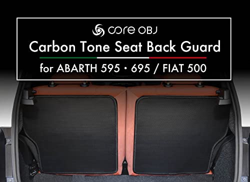 core OBJ Carbon Tone Seat Back Guard for ABARTH 595695 / FIAT 500 ȥѥͥ륫С CO-CSB-FA01