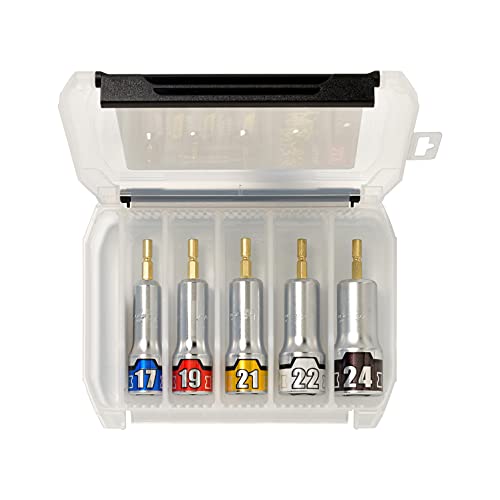 京都機械工具(KTC) ソケットビットセット 5点(17・19・21・22・24mm) TBZP635