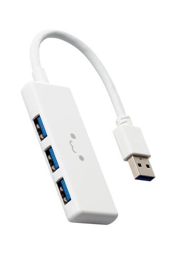 エレコム USBハブ USB3.0 バスパワー 3ポート ホワイト しろちゃん U3H-H030WF