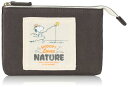 色:チャコールグレー(SPMS-008) SNOOPY snoopy0293 ポーチ 化粧ポーチ コスメポーチ トラベルポーチ 3ポケット 2ルーム 仕分け くすみカラー 通勤 通学 旅行 レディース 女子 大人 学生 子供 かわい