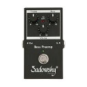 Sadowsky ベースプリアンプ/EQエフェクトペダル SAC PED SBP 2 V2 黒