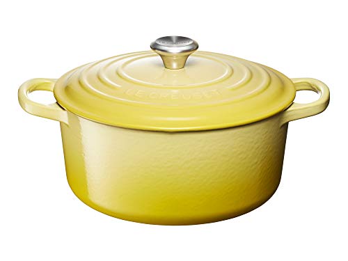 ルクルーゼ 鋳物ホーロー鍋 ル・クルーゼ(Le Creuset) 鋳物 ホーロー 鍋 シグニチャー ココット・ロンド 22 cm ソレイユ ガス IH オーブン 対応 日本正規販売品