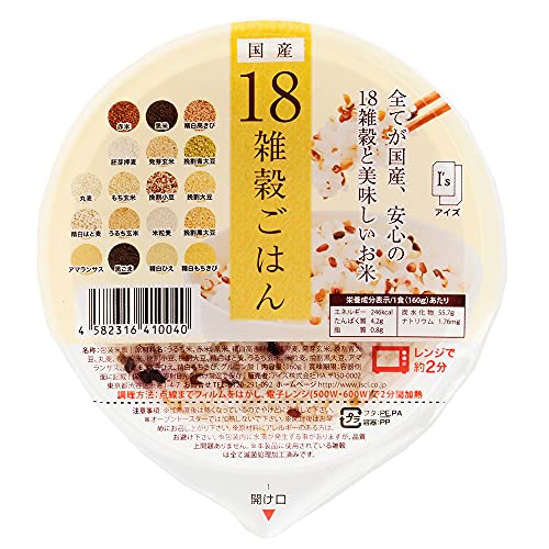 アイズ 国産18雑穀ごはん 160g*36食