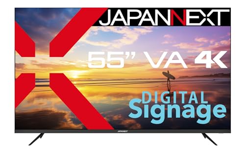 色:モニターのみ JAPANNEXT 55インチ 大型 モニター 4K UHD 3840x2160解像度 VA ディスプレイ デジタル サイネージ (HDMI/スピーカー内蔵/VESA対応) JN-V55UHD-U 色:モニターのみ JAPANNEXT 55インチ 大型 モニター 4K UHD 3840x2160解像度 VA ディスプレイ デジタル サイネージ (HDMI/スピーカー内蔵/VESA対応) JN-V55UHD-U