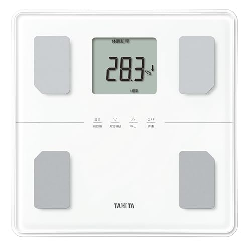 タニタ 体重計 体組成計 業界初 脚点判定 体重を支える足の筋肉量を点数化 体脂肪率/筋肉量/内臓脂肪レベル/体重/体内年齢/基礎代謝量/BMI/乗るピタ/マイサポ 立て掛け収納OK スマホ必要な