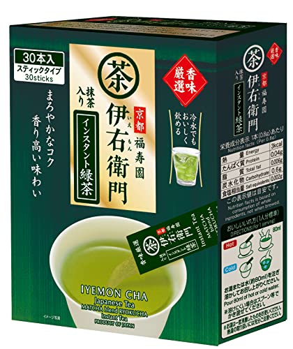 伊右衛門 香味厳選 インスタント緑茶スティック 30P*2個